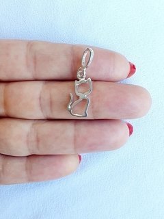 PIPingente Gato em Prata 925 - comprar online