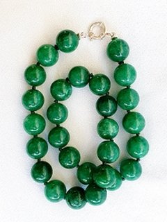 Colar de Jade - Morghann semijoias - peças em prata, banho de ouro, pedras naturais  
