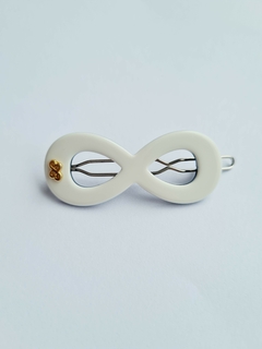 Grampo Infinite Branco Bianca - comprar online