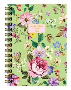 AGENDA ONIX 2027 16X22 DIARIA FLORAL