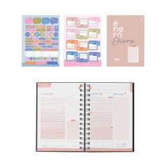 AGENDA TALBOT 2027 DIARIA NRO 7 PU BROWN - comprar online
