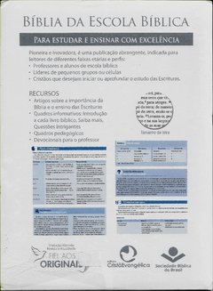 BIBLIA ESTUDO ESCOLA BIBLICA LM RA 17X24 LUXO PRETA NOBR - Casa de Carpo Literatura Cristã