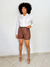 CROPPED CAMISA COM ASSIMETRIA