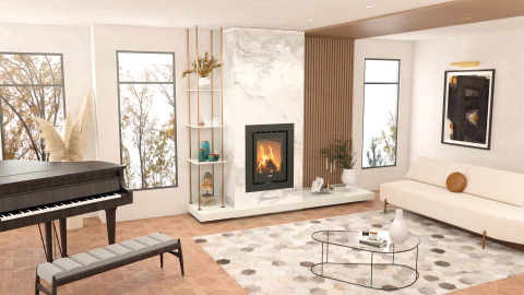 Lareira Altezza Com Moldura 4 lados