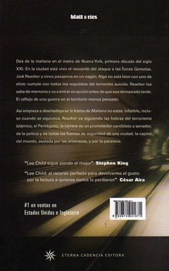 Mañana no estás - Lee Child / Ed: Eterna Cadencia - comprar online