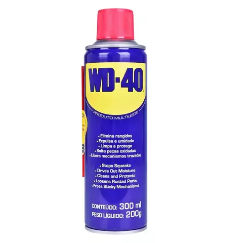 Lubrificante Multiuso WD-40 Aerossol Tradicional 300ml/200g