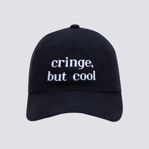 boné dad hat cringe but cool