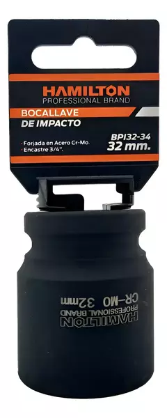 Bocallave De Impacto Hamilton 3/4'' 32mm - comprar online