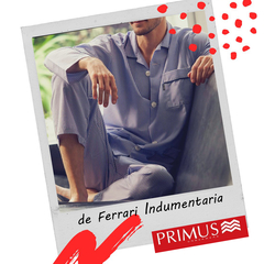 Pijama Camisero * Primus * Manga Larga 65% Algodón (CONSULTAR COLORES DISPONIBLES) - comprar online