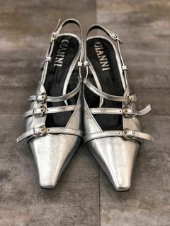 Stilleto Talya Plata - comprar online