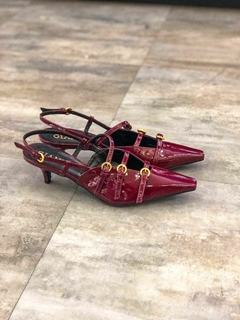 Stilleto Talya Bordo 41