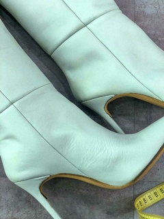 Bota Gasha Verde Aqua 37 - Gianni Di Paolo Outlet 
