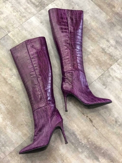 Bota Gasha Violeta Croco
