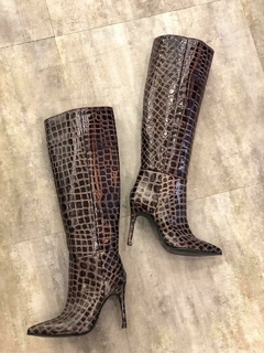 Bota Gasha Choco Croco 35