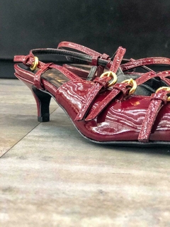 Stilleto Talya Bordo 39 - comprar online