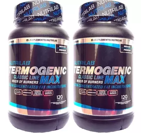 Quemador De Grasa Termogenic Max Nutrilab 2x1