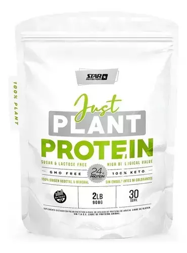 Just Plant Protein Star Nutrition Vegana 2lb Sin Sabor