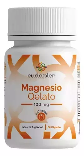 Magnesio Qelato - 50 Capsulas - Eudaplen Oficial