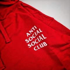 ANTI SOCIAL SOCIAL CLUB RED HOODIE - loja online