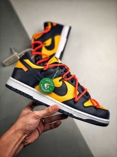 OFF-WHITE x NIKE DUNK UNIVERSITY GOLD MIDNIGHT NAVY - KillaCoShop