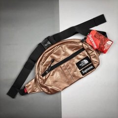 SUPREME X NORTH FACE METALLIC WAIST BAG BRONZE