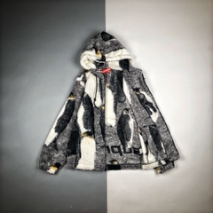 SUPREME PENGUIN HOODED FLEECE JACKET BLACK na internet