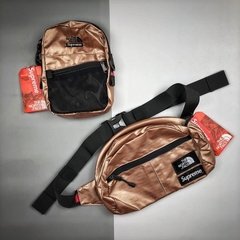 SUPREME X NORTH FACE METALLIC BAG + WAIST BRONZE