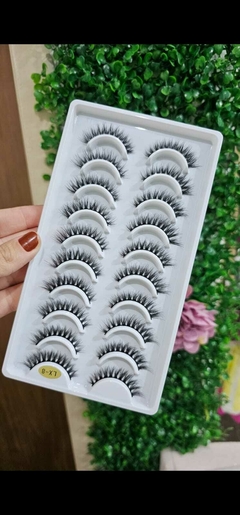 Cílios postiços 10 pares - La Petit Makeup