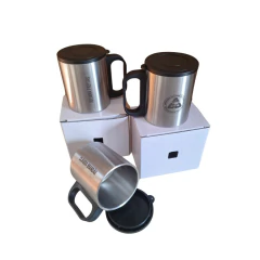 Caneca inox 180 ml o brinde ideal para eventos e rotinas corporativas 7392
