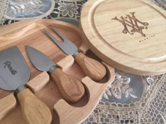 Kit Queijo 4 Peças - T13461 - Trynity Brindes