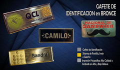 Banner de la categoría Gafetes En Bronce