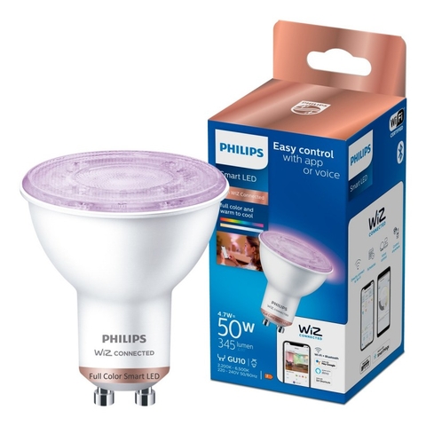 LAMPARA PHILIPS WFB LED SMART  RGB 50W GU10