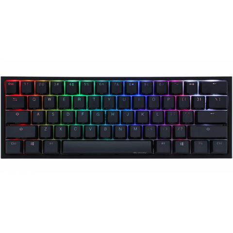 TECLADO GAMER DUCKY ONE 2 MINI RGB KAILH BOX BROWN SWICHT DOUBLE-SHOT PBT MECANICO