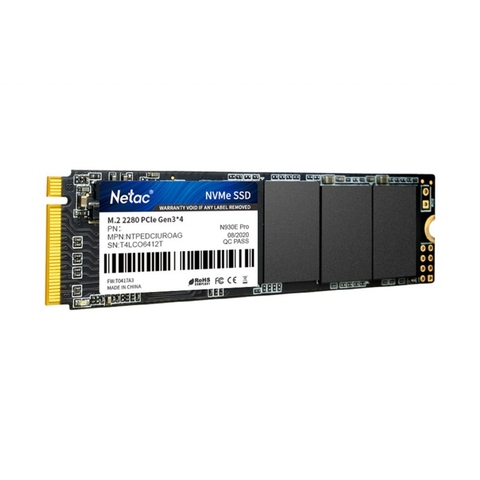 DISCO SSD NETAC N930E PRO PCLE 3X4 M.2 2280 NVME 3D NAND 512 GB