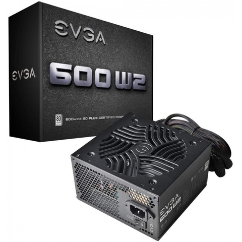 OUTLET FUENTE GAMER EVGA 600W 80+ WHITE W2