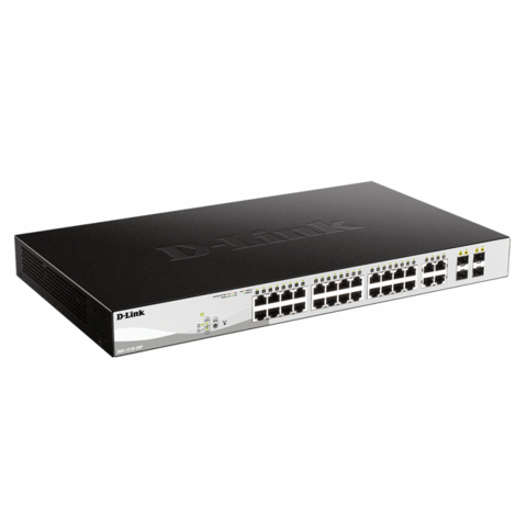 D-LINK SWITCH DGS-1210-28P 24 10/100/1000BASE-T POE 4 100/1000