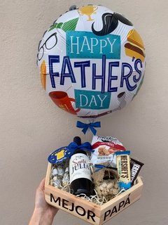 Detalle Día del Padre con bandeja hexagonal