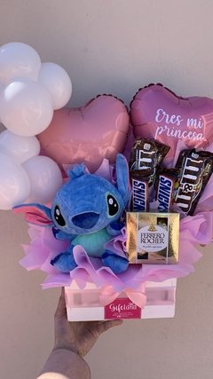 Detalle de Chocolates, Stitch y Globos (N15)
