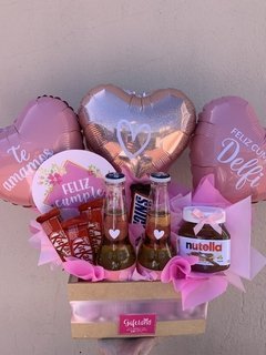 Detalle con Cervezas, Golosinas y Globos.