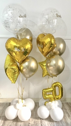 Bouquets de Globos con Helio para Cumple o Aniversario.