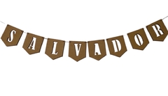 LETRAS MDF PARA ARMAR BANDERIN