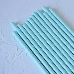 SORBETES POLIPAPEL PASTEL AQUA x12