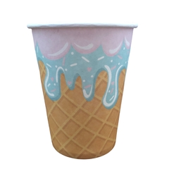 VASO POLIPAPEL HELADITO x10