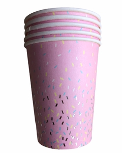 VASO POLIPAPEL GRANA ROSA PASTEL