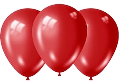 GLOBO 12" LISO STANDARD ROJO