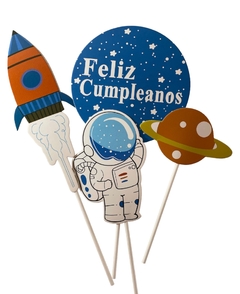 TOPPER TORTA ESPACIO