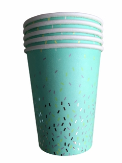 VASO POLIPAPEL GRANA AQUA PASTEL