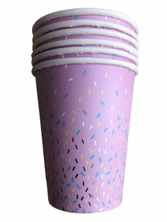 VASO POLIPAPEL GRANA LILA PASTEL