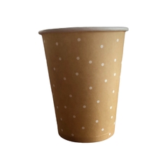 VASO POLIPAPEL NUDE PINTITAS x10