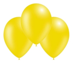 GLOBO 12" LISO STANDARD AMARILLO